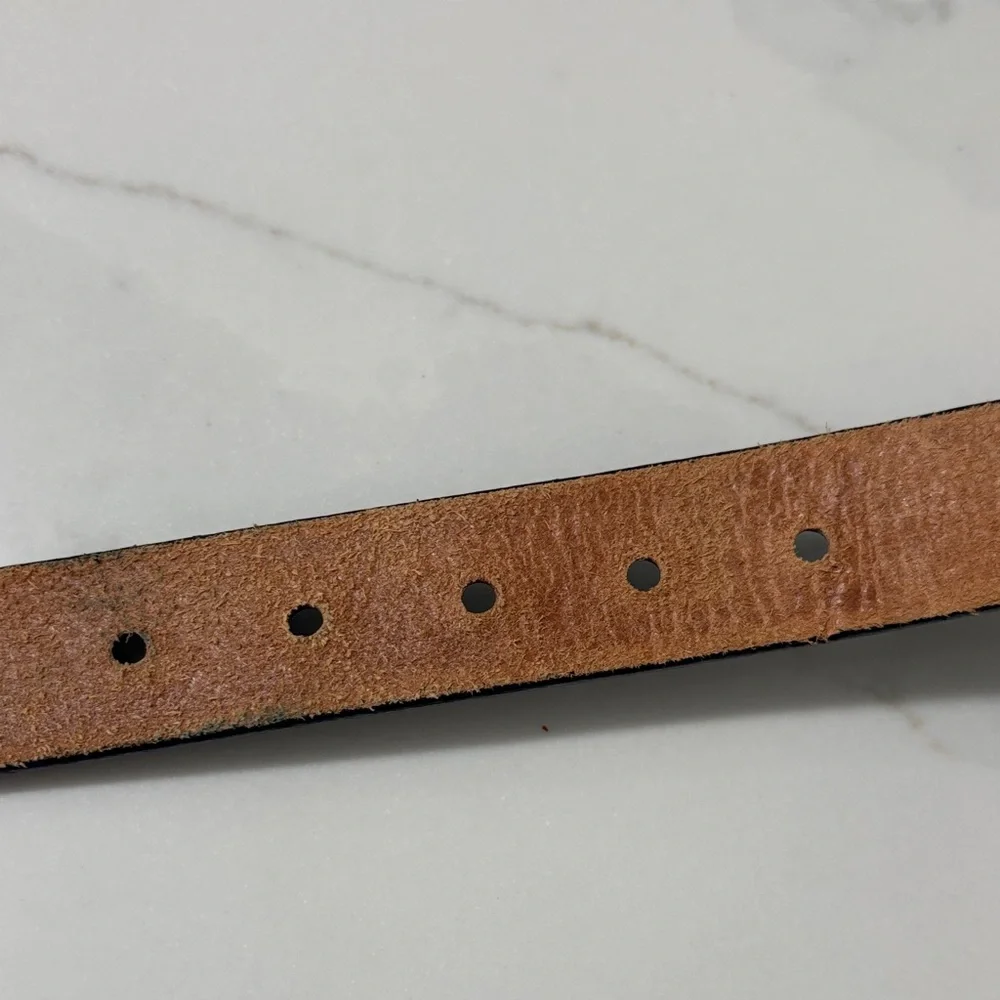 Justin Black Belt with Silver and Gold Buckle